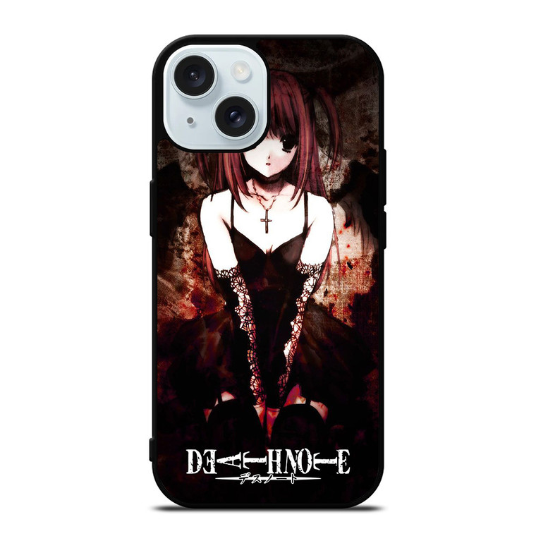 MISA AMANE DEATH NOTE ANIME iPhone 15 Case Cover