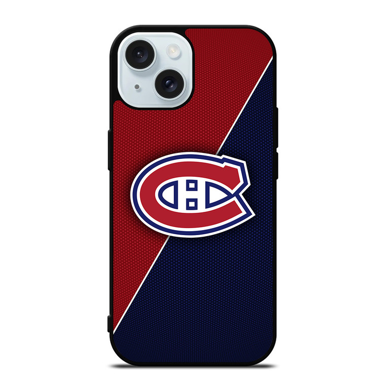 MONTREAL CANADIENS NHL HOCKEY LOGO iPhone 15 Case Cover