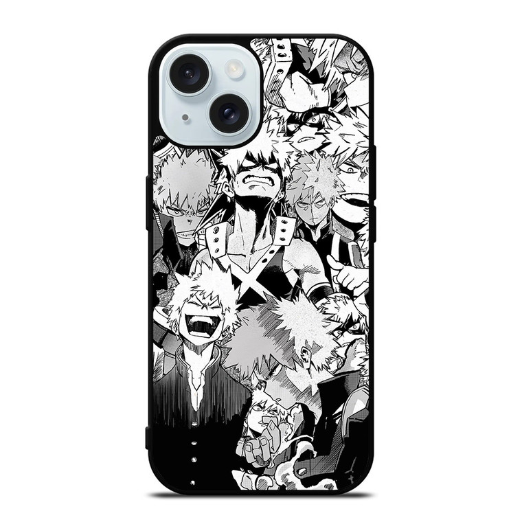 MY HERO ACADEMIA MANGA ANIME COLLAGE iPhone 15 Case Cover