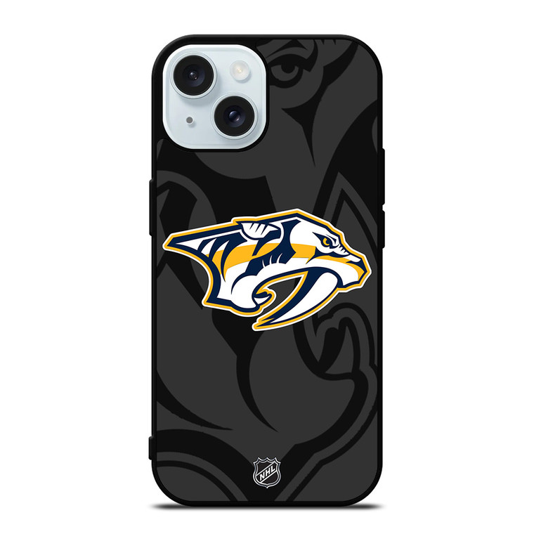 NASHVILLE PREDATORS NHL TEAM iPhone 15 Case Cover