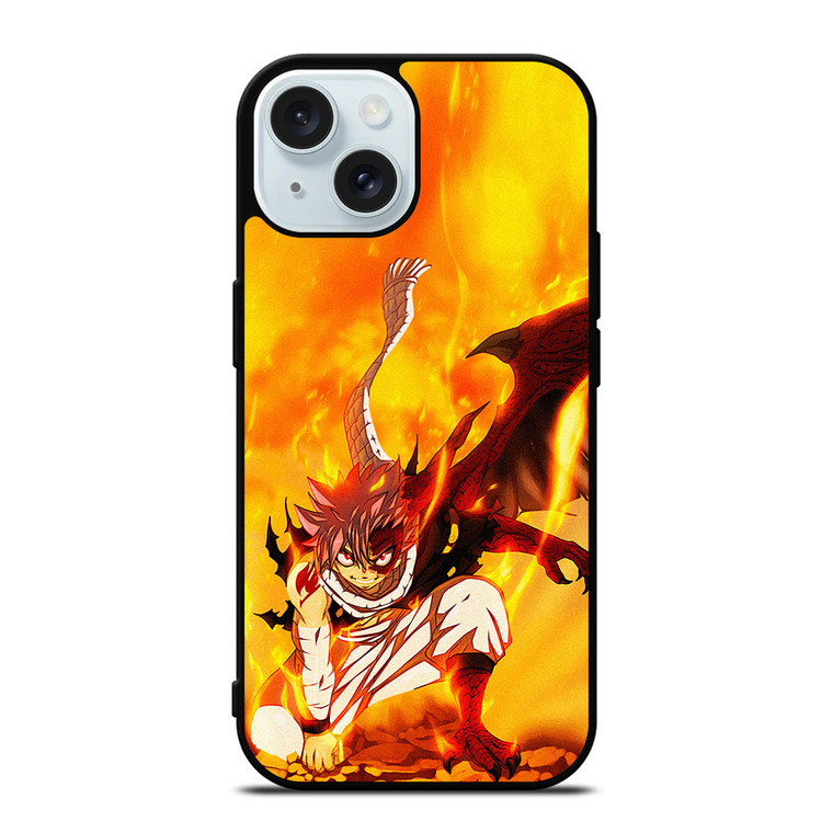 NATSU DRAGNEEL FAIRY TAIL ANIME iPhone 15 Case Cover