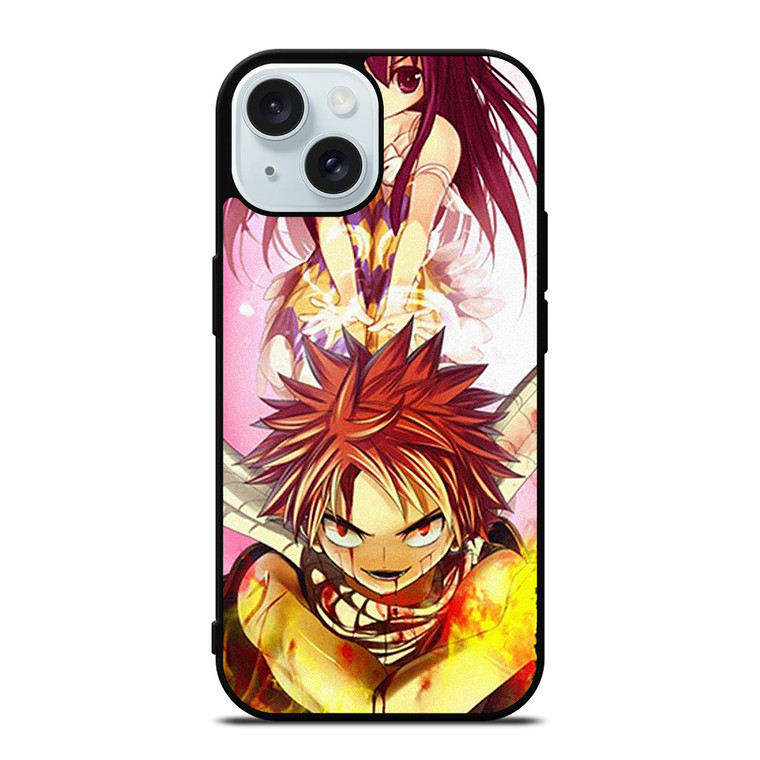 NATSU WENDY FAIRY TAIL ANIME iPhone 15 Case Cover