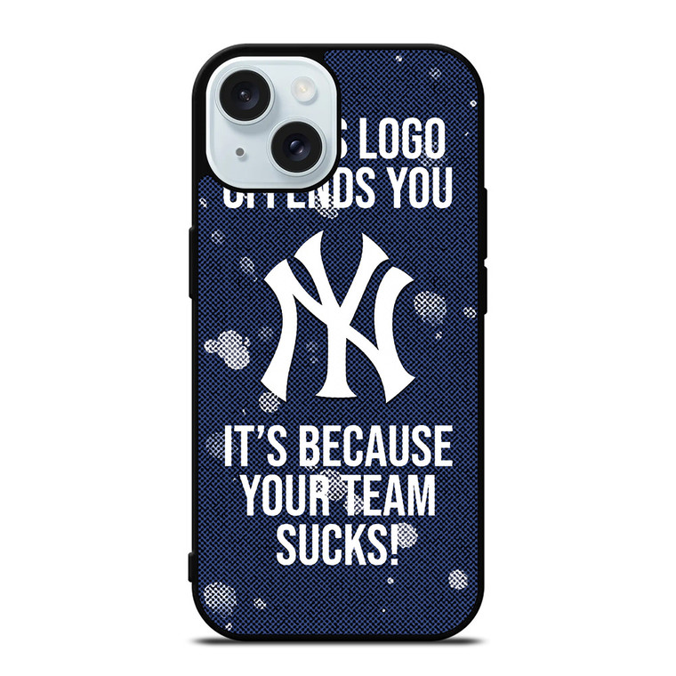 NEW YORK YANKEES MLB BASEBALL BANTER FANS 2 iPhone 15 Case Cover NEW YORK YANKEES MLB BASEBALL BANTER FANS 2 iPhone 15 Case Cover