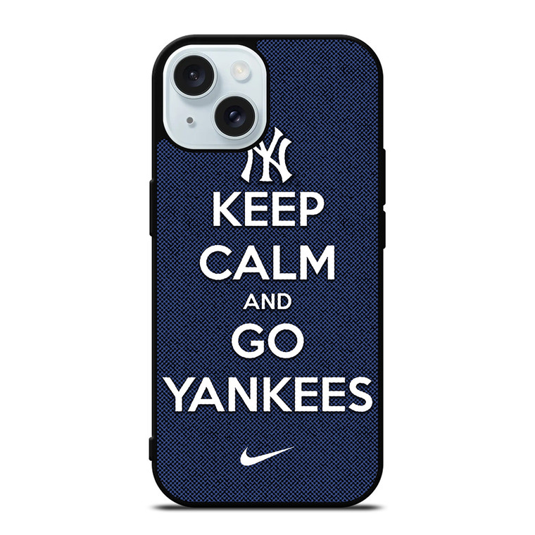 NEW YORK YANKEES MLB BASEBALL FANS iPhone 15 Case Cover