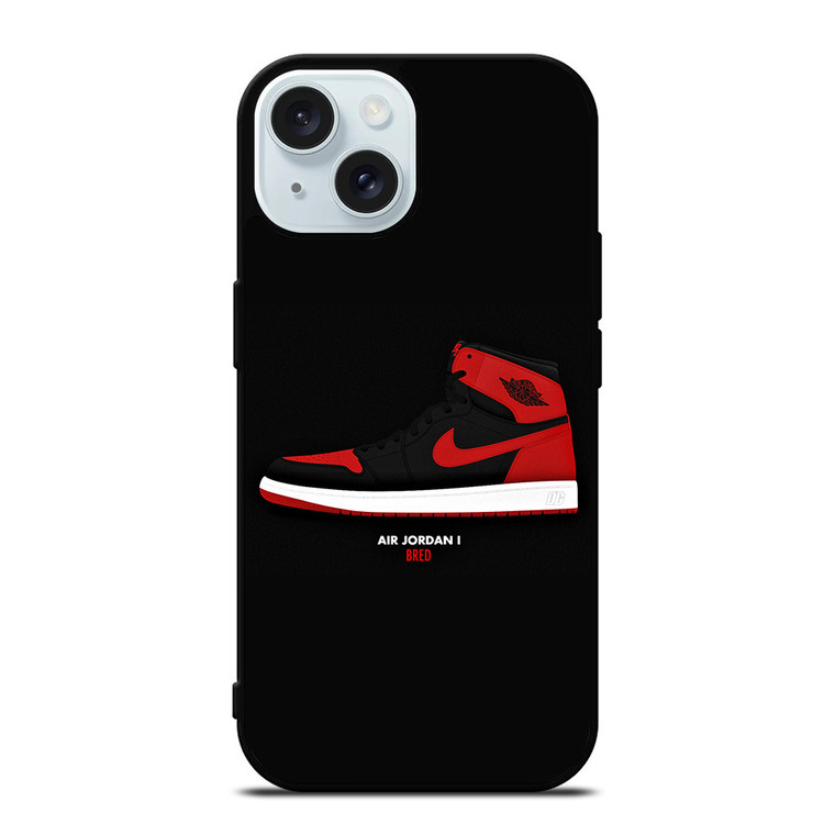 NIKE AIR JORDAN 1 RETRO iPhone 15 Case Cover NIKE AIR JORDAN 1 RETRO iPhone 15 Case Cover