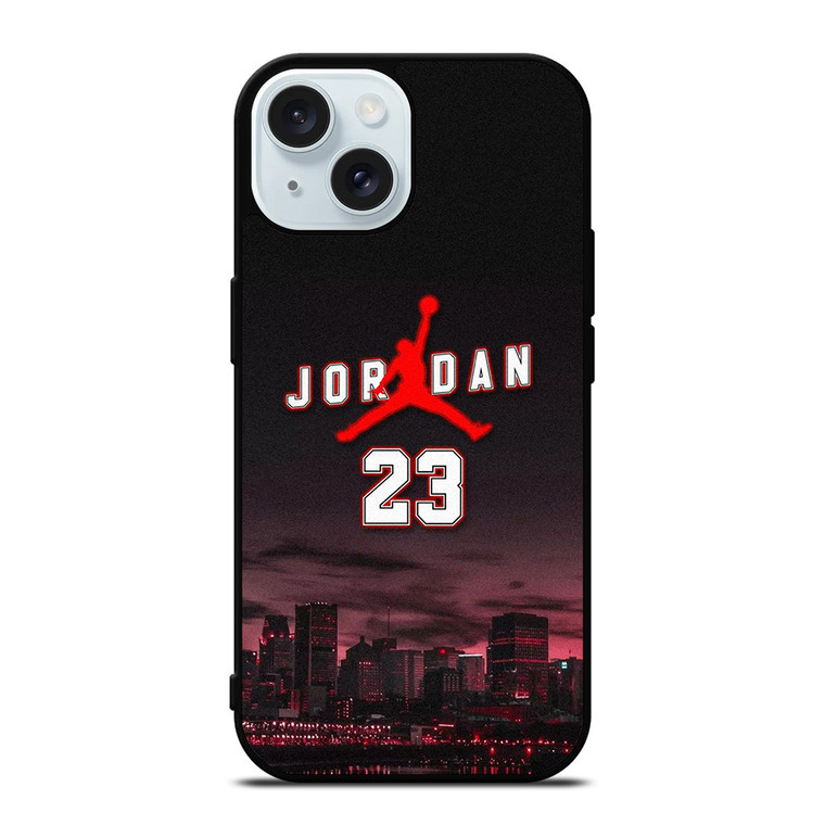 NIKE AIR JORDAN CITY LIGHT iPhone 15 Case Cover