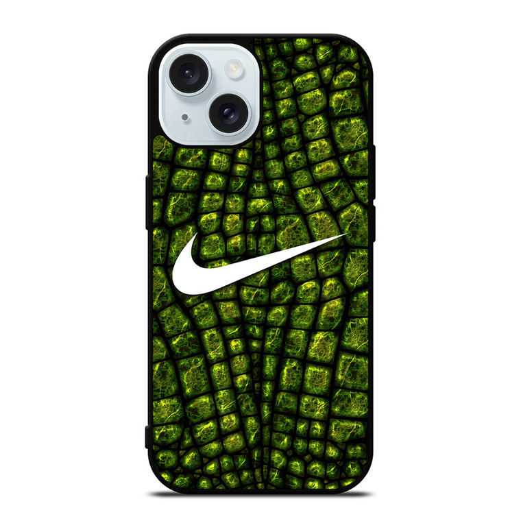 NIKE CROCODILE SKIN iPhone 15 Case Cover