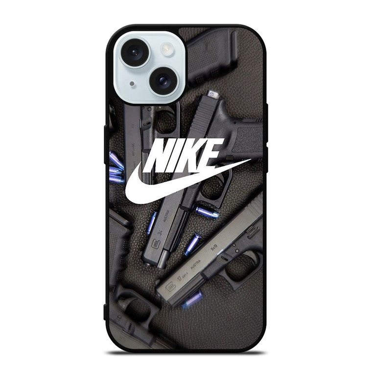 NIKE HAND GUN REVOLVER iPhone 15 Case Cover