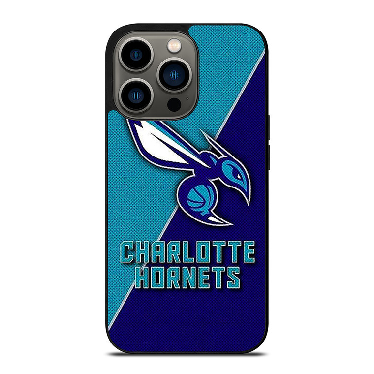 CHARLOTTE HORNETS NBA BASKETBALL LOGO iPhone 13 Pro Case Cover
