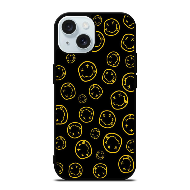 NIRVANA ROCK ICON PATTERN iPhone 15 Case Cover