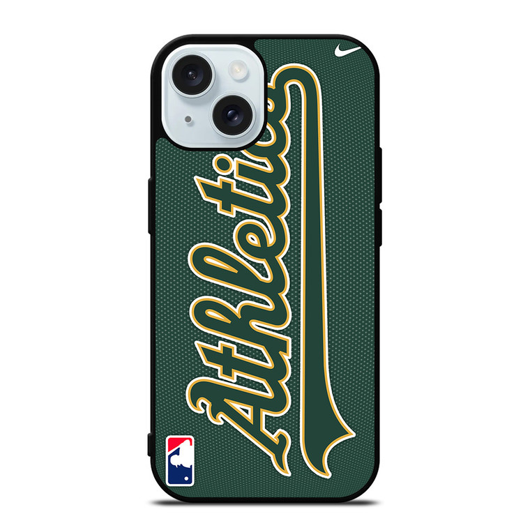 OAKLAND ATHLETICS BASEBALL iPhone 15 Case Cover OAKLAND ATHLETICS BASEBALL iPhone 15 Case Cover
