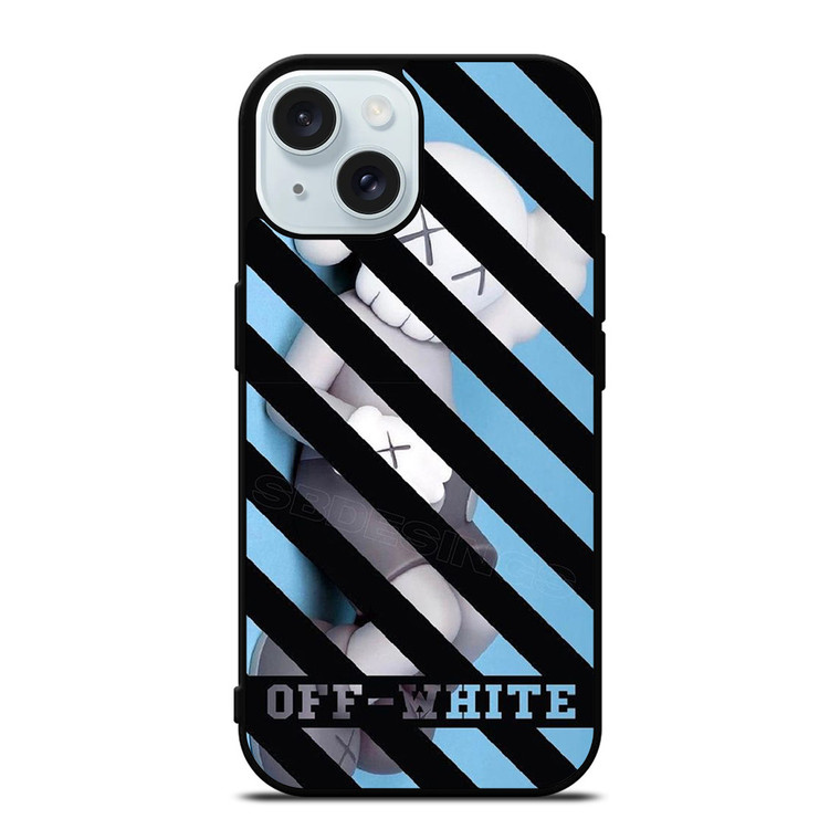 OFF WHITE X KAWAII iPhone 15 Case Cover