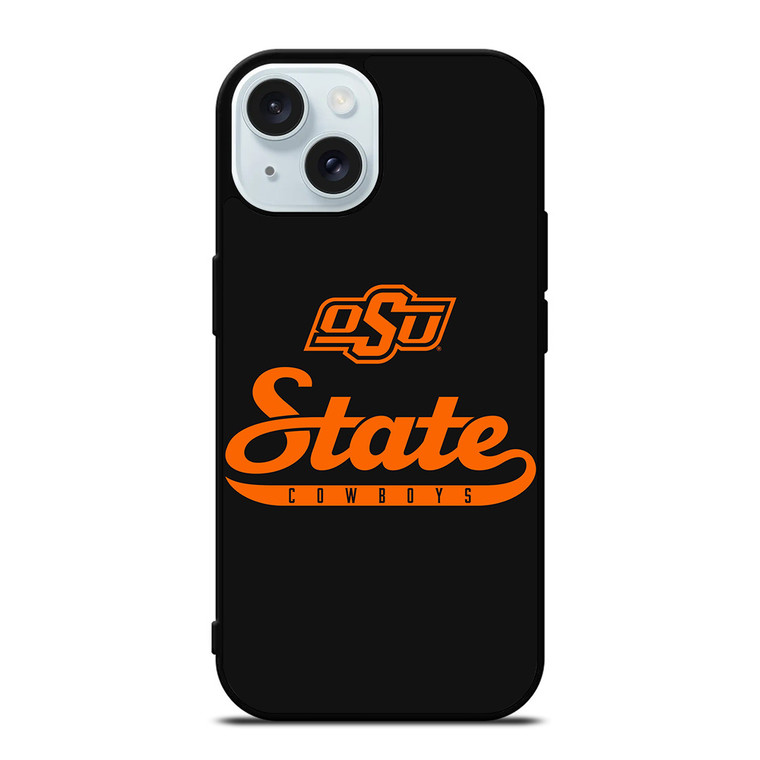 OKLAHOMA STATE COWBOYS LOGO iPhone 15 Case Cover