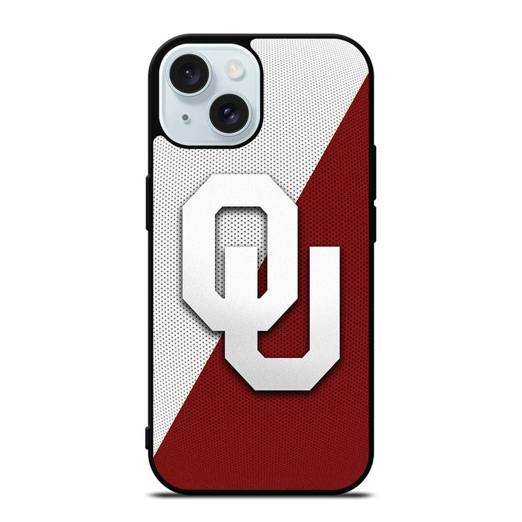 OKLAHOMA UNIVERSITY LOGO iPhone 15 Case Cover