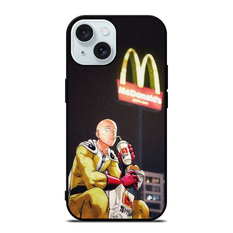 ONE PUNCH MAN X MCDONALD'S iPhone 15 Case Cover