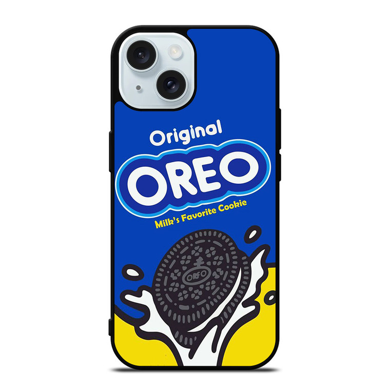 OREO CHOCOLATE MILK COOKIES iPhone 15 Case Cover