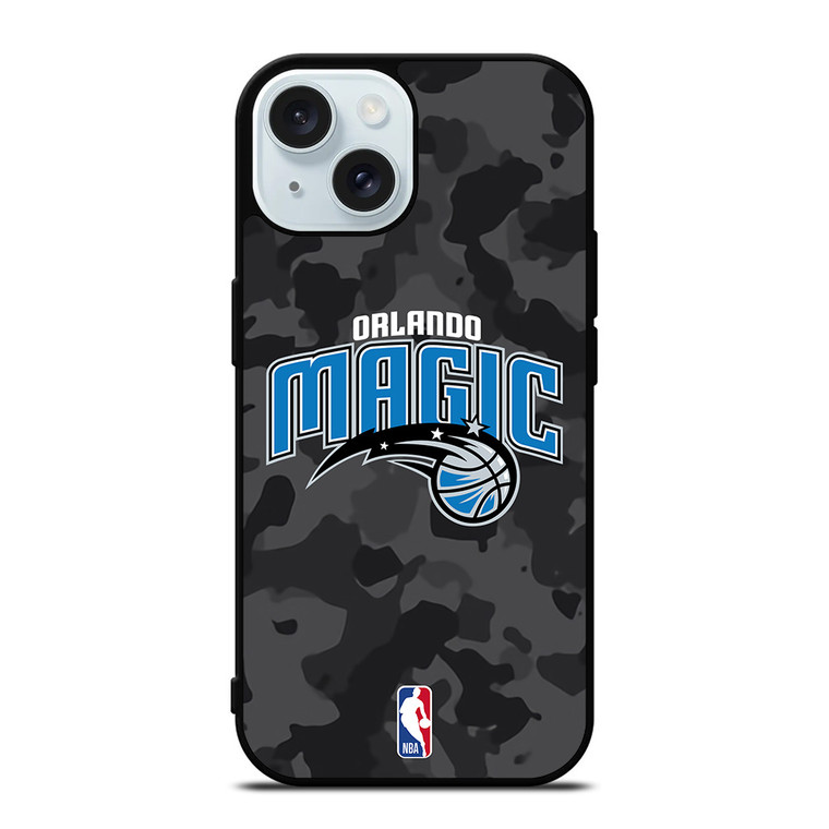 ORLANDO MAGIC BLACK CAMO iPhone 15 Case Cover