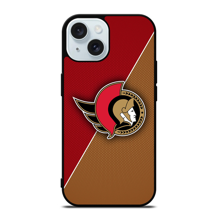 OTTAWA SENATORS NHL HOCKEY LOGO iPhone 15 Case Cover