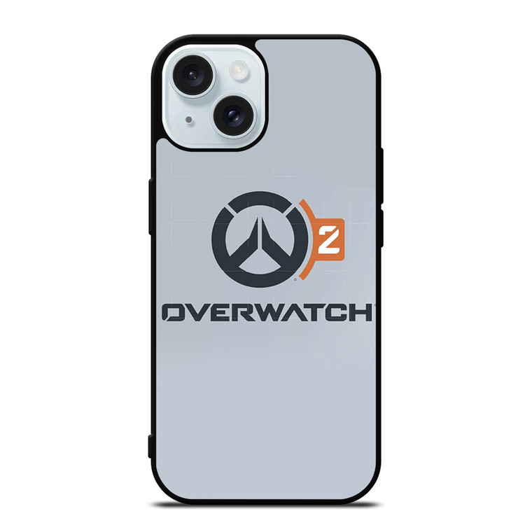 OVERWATCH 2 GAMES LOGO iPhone 15 Case Cover OVERWATCH 2 GAMES LOGO iPhone 15 Case Cover