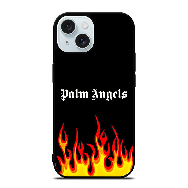 PALM ANGELS GRAFFITI FLAMES iPhone 15 Case Cover