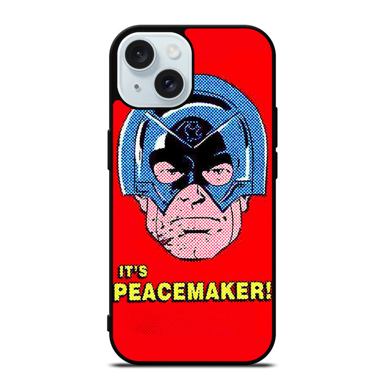 PEACEMAKER SUPERHERO JOHN CENA CARTOON ART iPhone 15 Case Cover