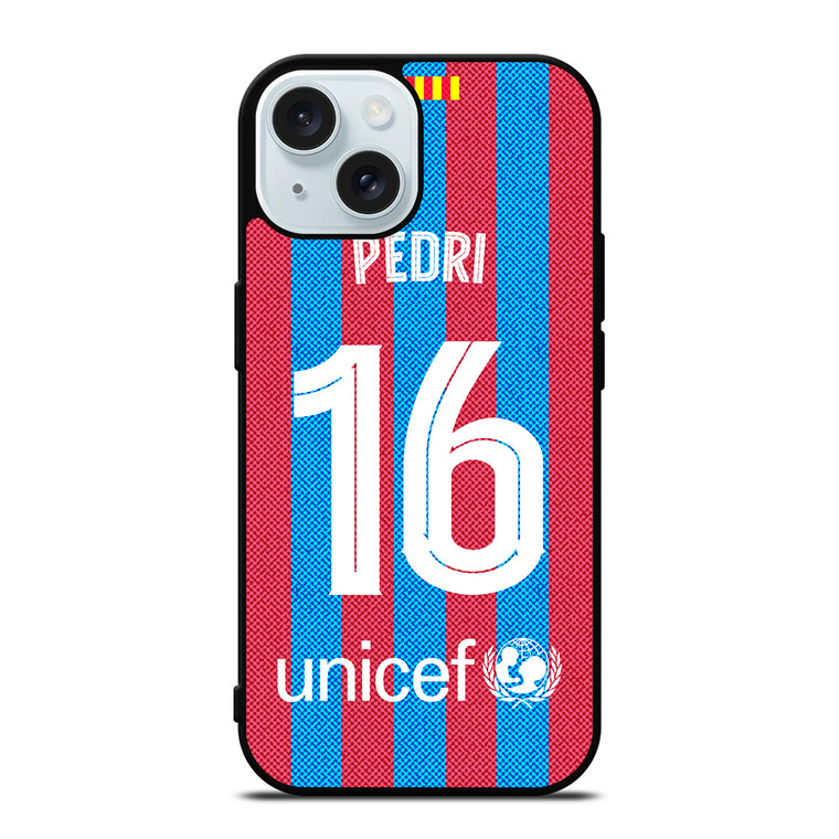 PEDRI 16 FC BARCELONA 2022 iPhone 15 Case Cover