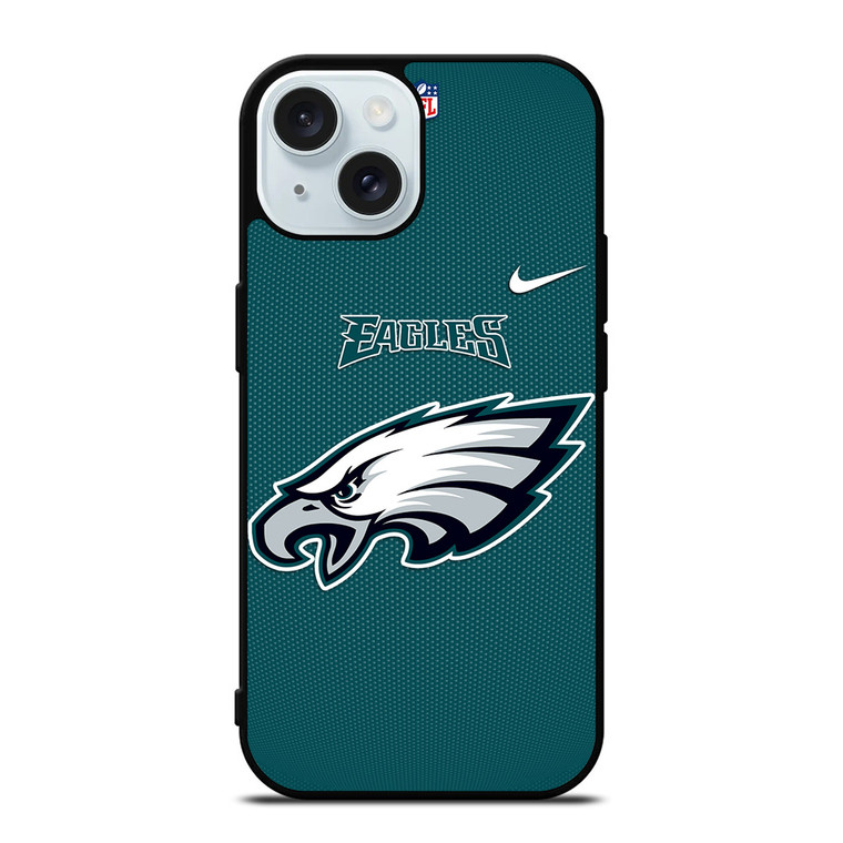PHILADELPHIA EAGLES NFL FOOTBALL NIKE iPhone 15 Case Cover