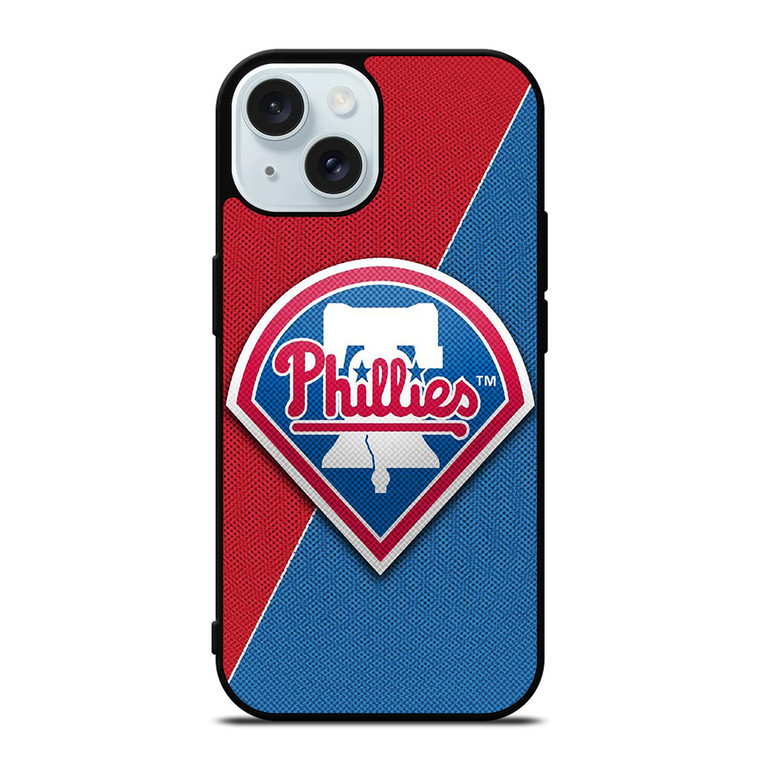 PHILADELPHIA PHILLIES MLB BASEBALL LOGO iPhone 15 Case Cover