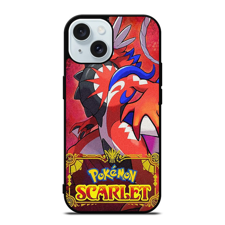 POKEMON SCARLET iPhone 15 Case Cover