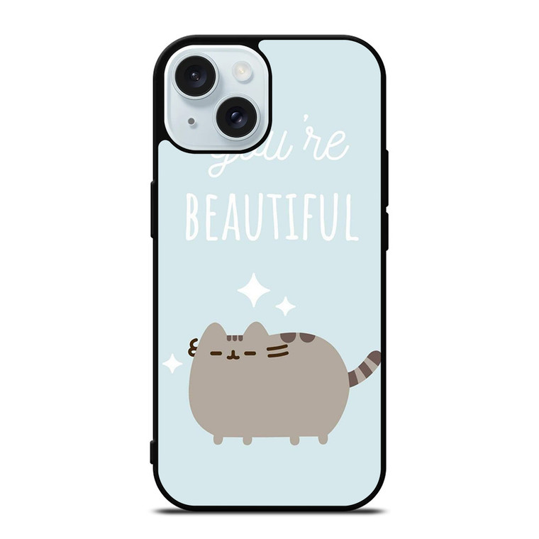 PUSHEEN BEAUTIFUL CAT iPhone 15 Case Cover
