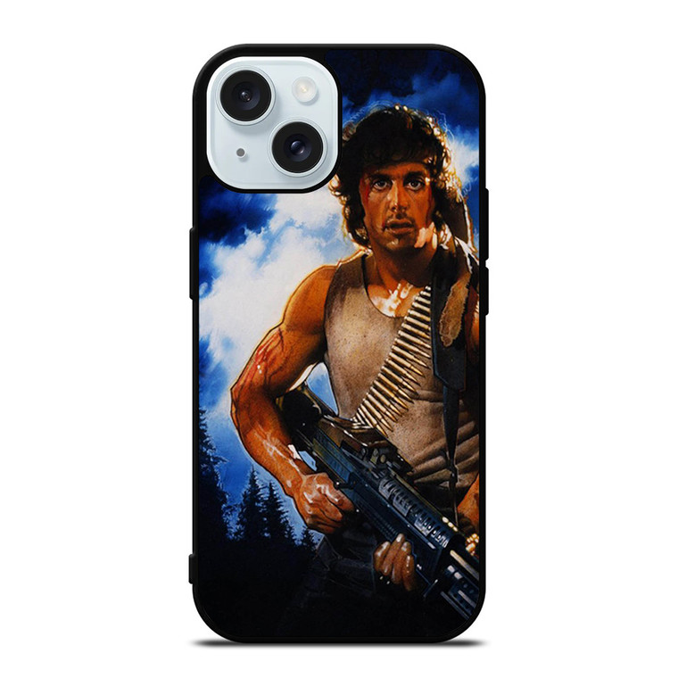 RAMBO FIRST BLOOD CLASSIC MOVIES iPhone 15 Case Cover