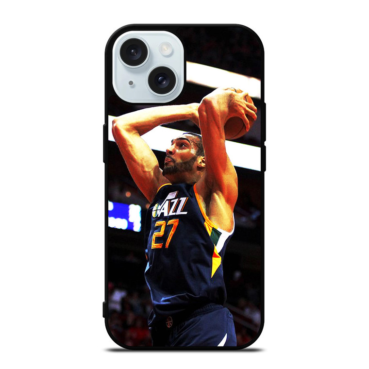 RUDY GOBERT UTAH JAZZ iPhone 15 Case Cover