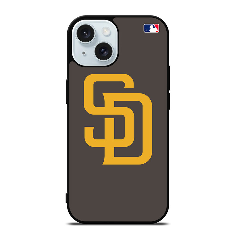 SAN DIEGO PADRES MLB LOGO iPhone 15 Case Cover