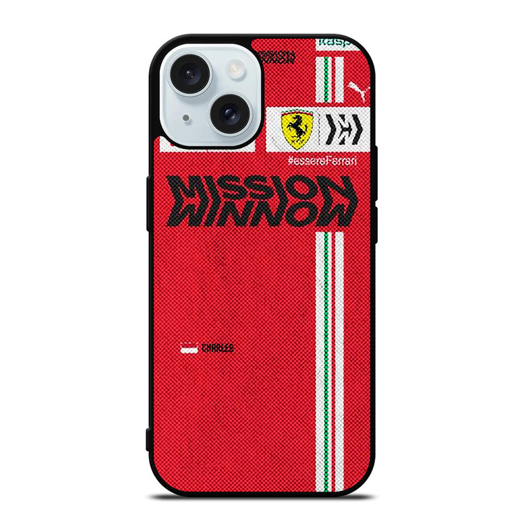 SCUDERIA FERRARI F1 JERSEY 2021 iPhone 15 Case Cover