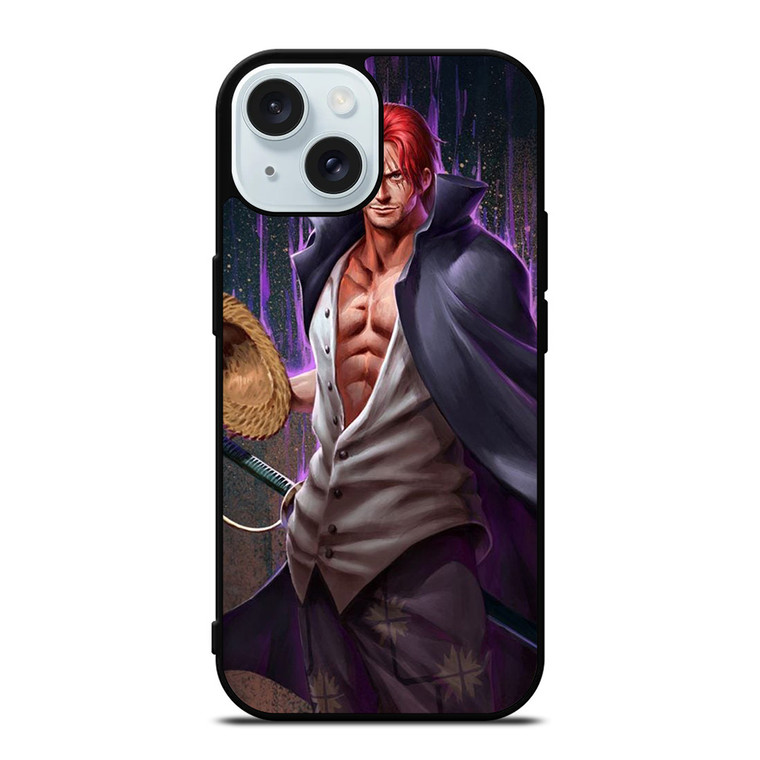 SHANKS ONE PIECE ANIME iPhone 15 Case Cover