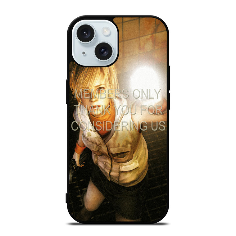 SILENT HILL MEMBERS ONLY iPhone 15 Case Cover