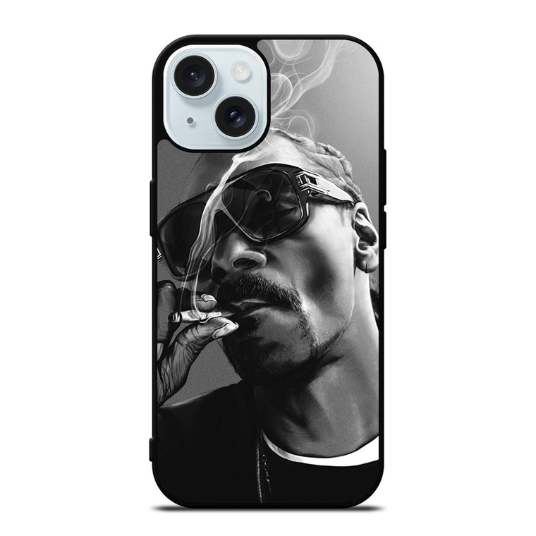 SNOOP DOGG RAPPER SMOKING iPhone 15 Case Cover