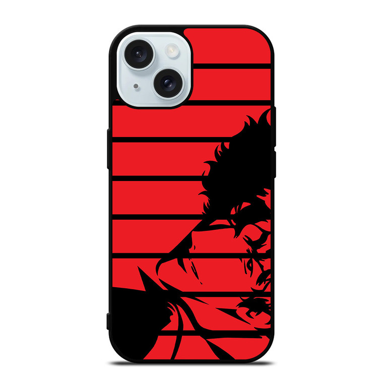 SPIKE SPIEGEL COWBOY BEBOP RED iPhone 15 Case Cover