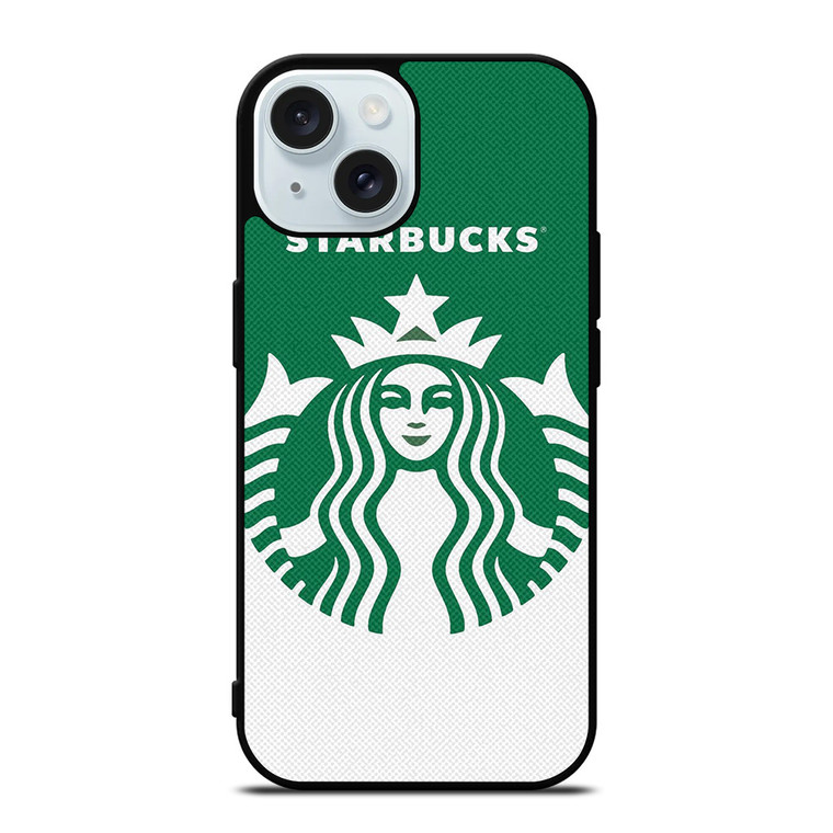 STARBUCKS COFFEE LOGO GREEN iPhone 15 Case Cover