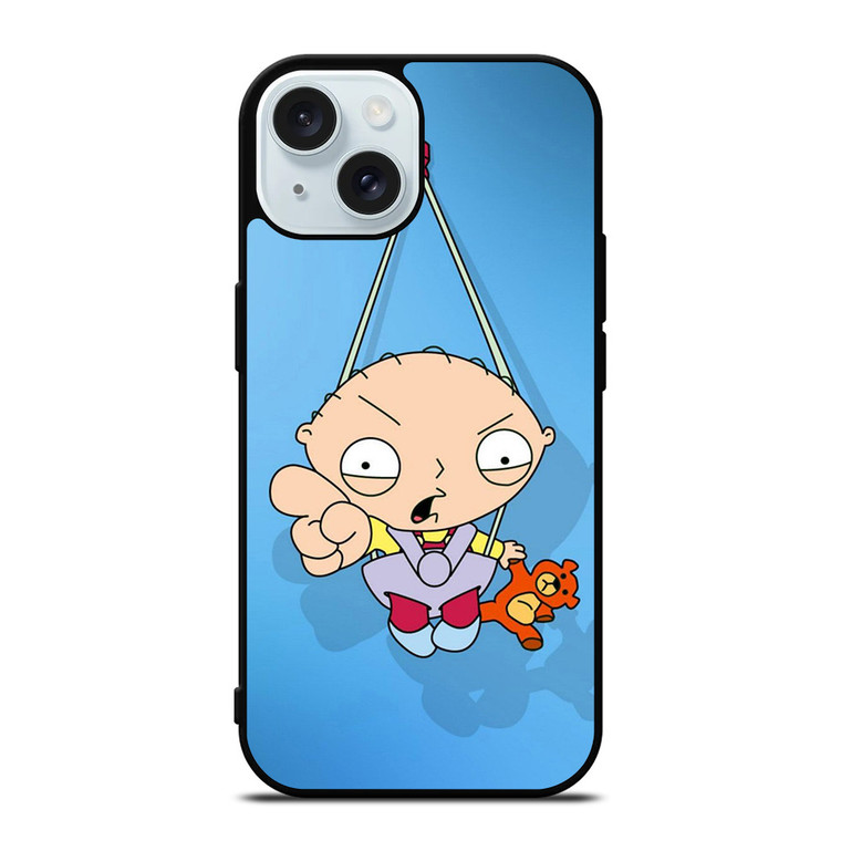 STEWIE GRIFFIN FAMILY GUY HANGING iPhone 15 Case Cover