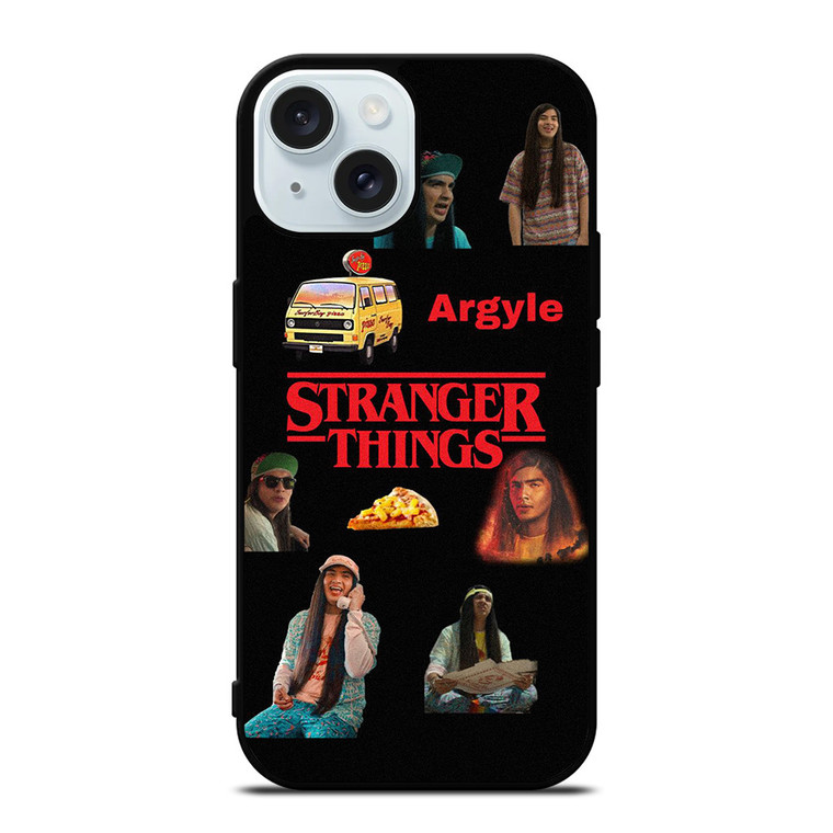 STRANGER THINGS 4 ARGYLE iPhone 15 Case Cover