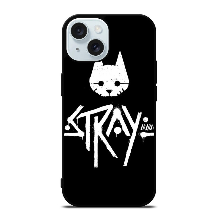 STRAY GAMES CAT LOGO iPhone 15 Case Cover