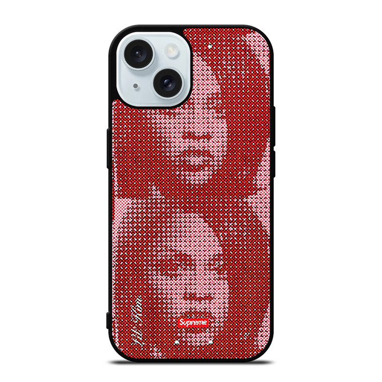 SUPREME LIL KIM RED iPhone 15 Case Cover SUPREME LIL KIM RED iPhone 15 Case Cover