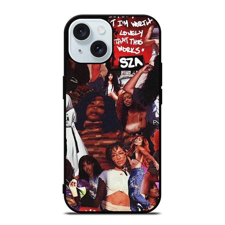SZA SINGER COLLAGE iPhone 15 Case Cover