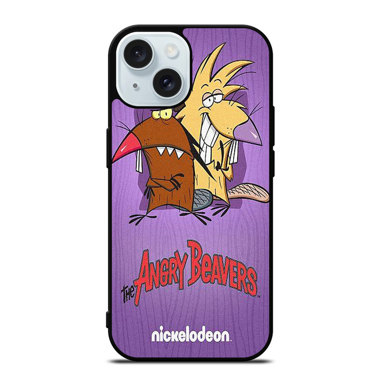 THE ANGRY BEAVERS NICKLODEON CARTOON iPhone 15 Case Cover