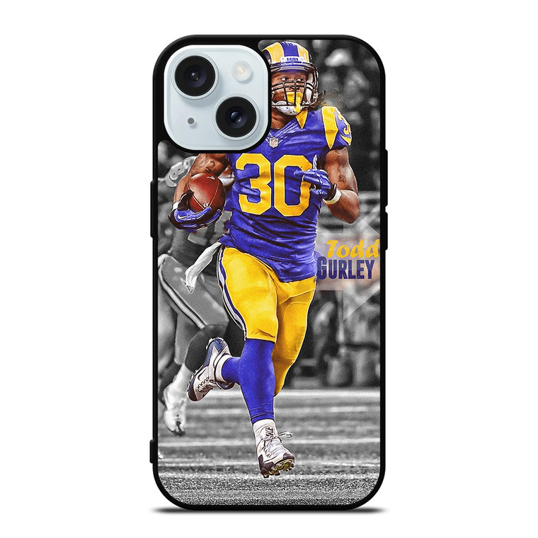 TODD GURLEY LOS ANGELES RAMS NFL iPhone 15 Case Cover