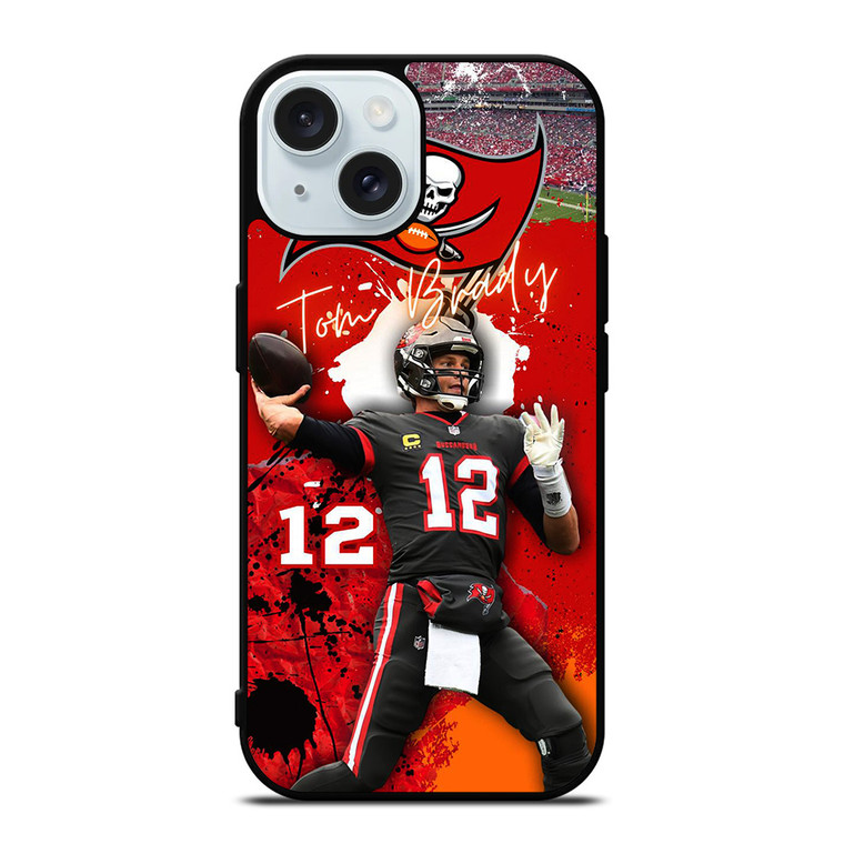 TOM BRADY GOAT TAMPA BAY BUCCANEERS 2 iPhone 15 Case Cover