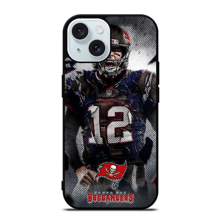TOM BRADY TAMPA BAY BUCCANEERS NFL iPhone 15 Case Cover