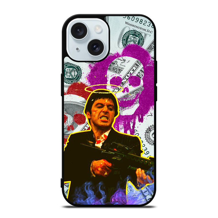 TONY MONTANA AL PACINO SCARFACE iPhone 15 Case Cover
