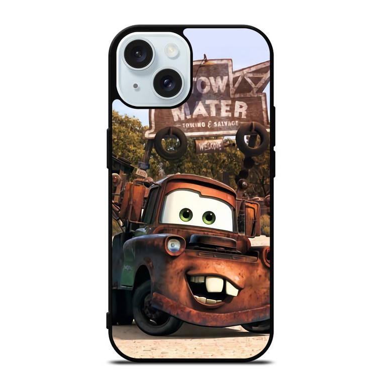 TOW MATER CARS CARTOON iPhone 15 Case Cover